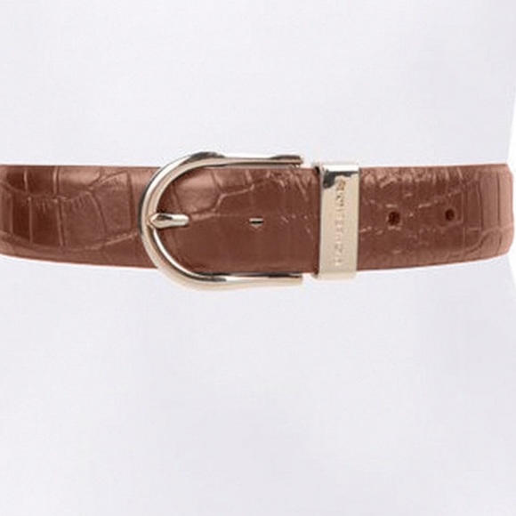 MICHAEL MICHAEL KORS Reversible Smooth Leather and Croc Belt - Picture 1 of 5